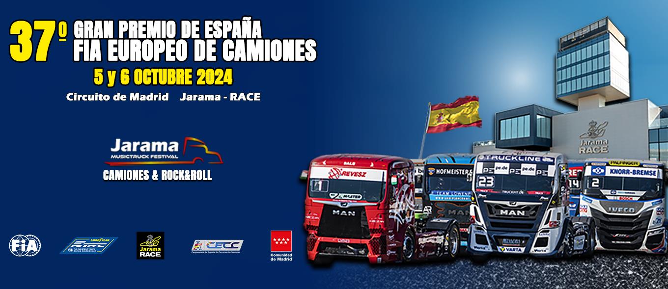 Cabecera XXXVII GRAN PREMIO DE ESPAÑA FIA EUROPEO DE CAMIONES